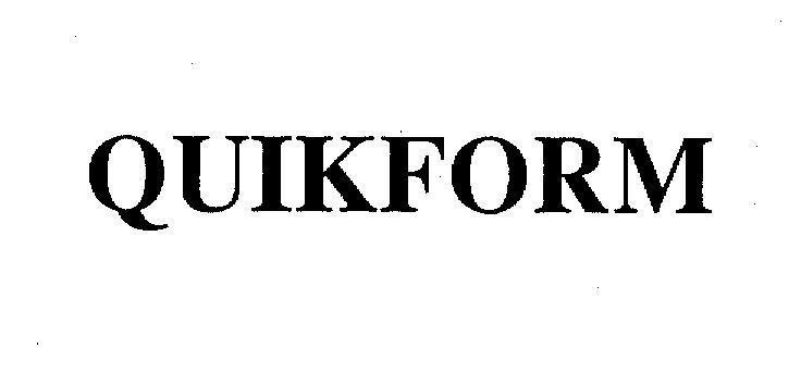 Mẫu nhãn hiệu QUIKFORM