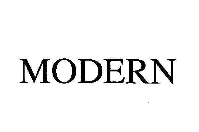 Mẫu nhãn hiệu MODERN