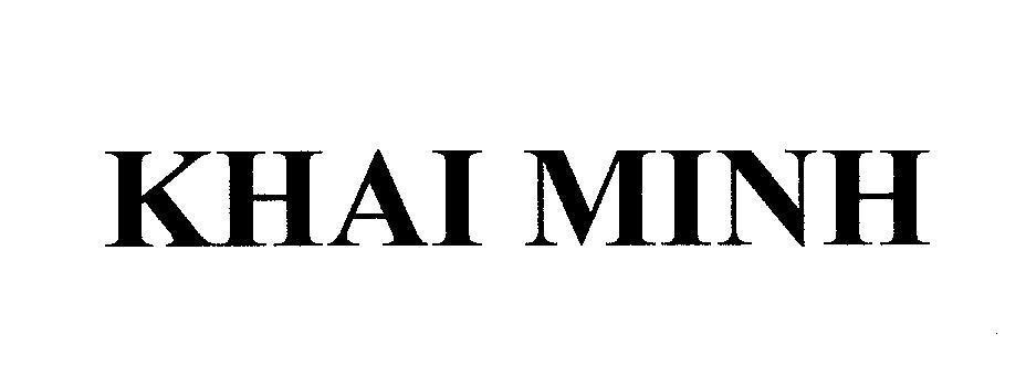 Mẫu nhãn hiệu KHAI MINH