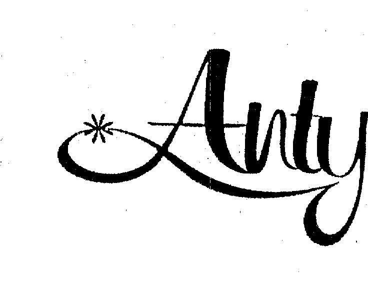 Mẫu nhãn hiệu ANTY