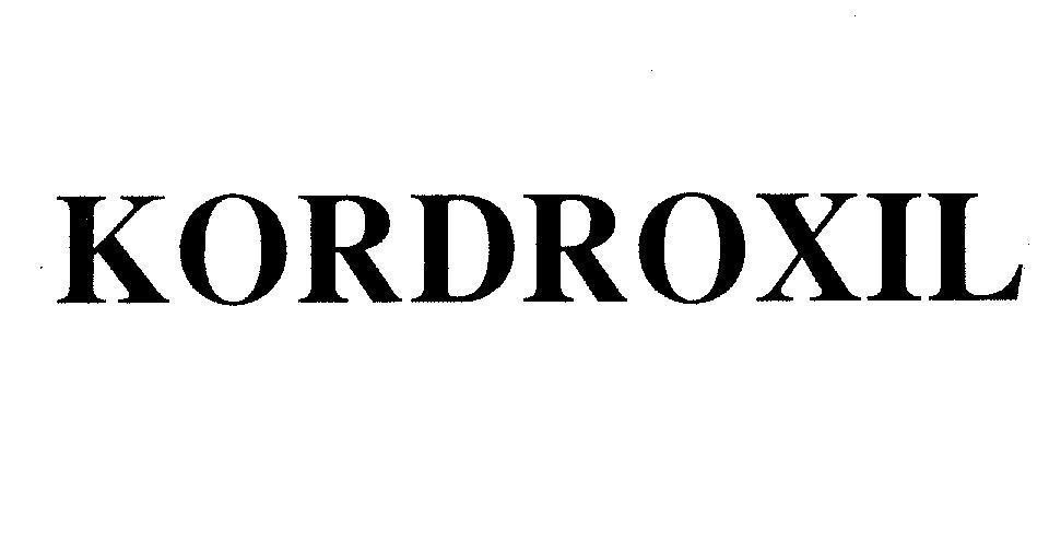 Mẫu nhãn hiệu KORDROXIL