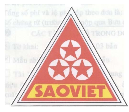 Mẫu nhãn hiệu SAO VIET