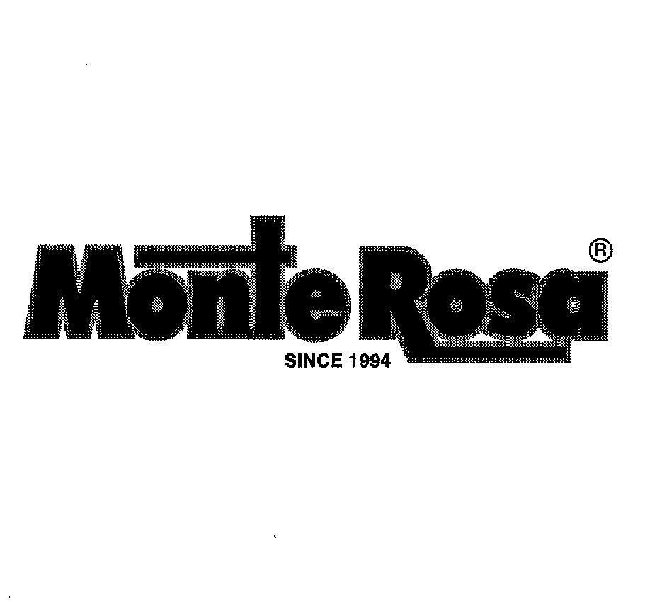 Mẫu nhãn hiệu MONTE ROSA SINCE 1994