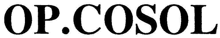 Mẫu nhãn hiệu OP.COSOL