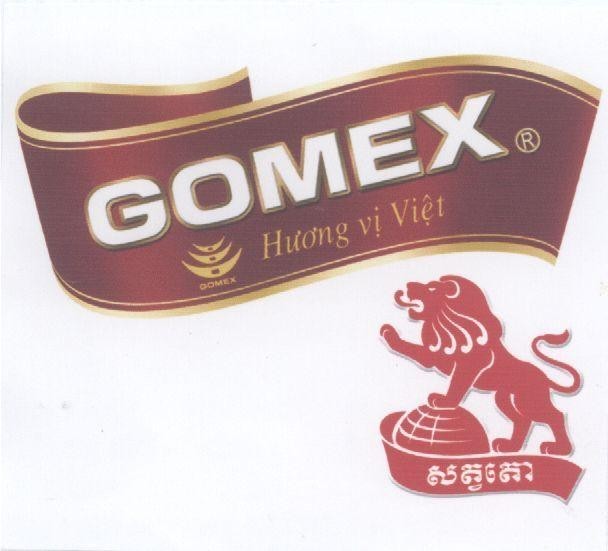 Mẫu nhãn hiệu GOMEX Hương Vị Việt mì gà mi canh chop sach mon