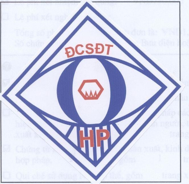 Mẫu nhãn hiệu ĐCSĐT HP