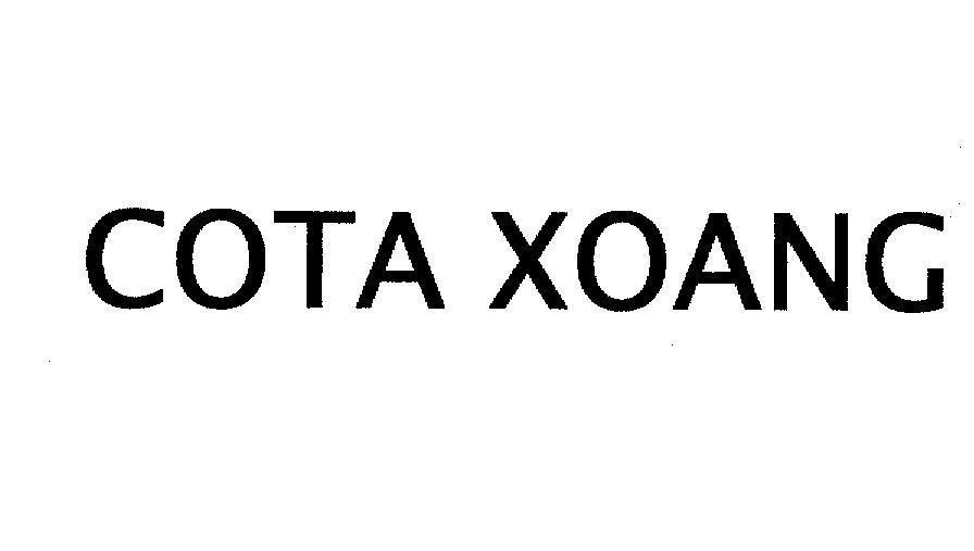 Mẫu nhãn hiệu COTA XOANG