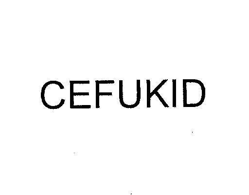 Mẫu nhãn hiệu CEFUKID