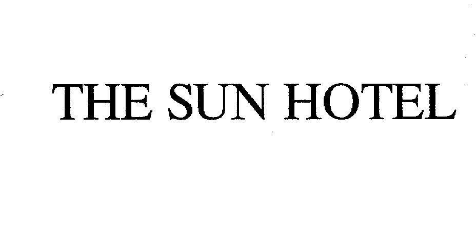 Mẫu nhãn hiệu THE SUN HOTEL