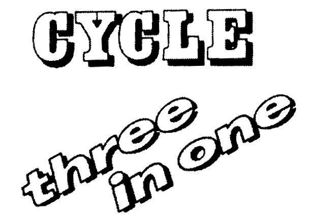 Mẫu nhãn hiệu CYCLE THREE IN ONE