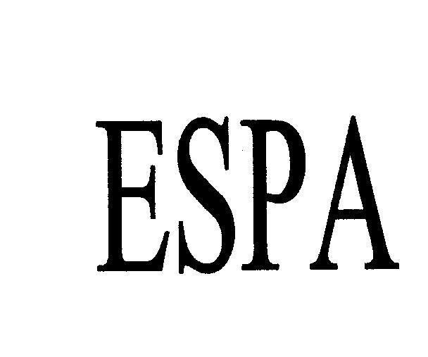 Mẫu nhãn hiệu ESPA