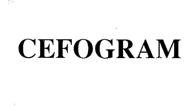 Mẫu nhãn hiệu CEFOGRAM