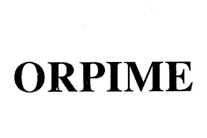 Mẫu nhãn hiệu ORPIME