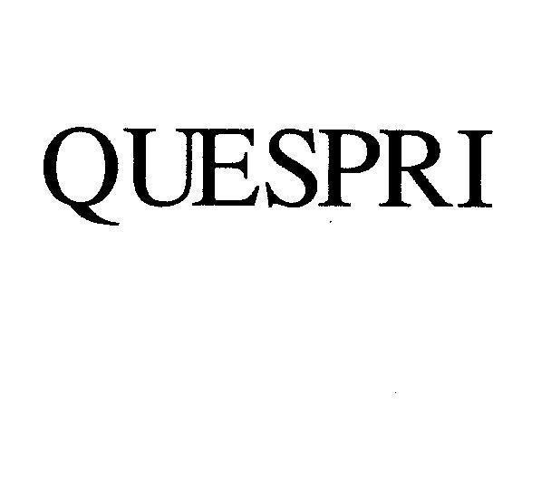 Mẫu nhãn hiệu QUESPRI