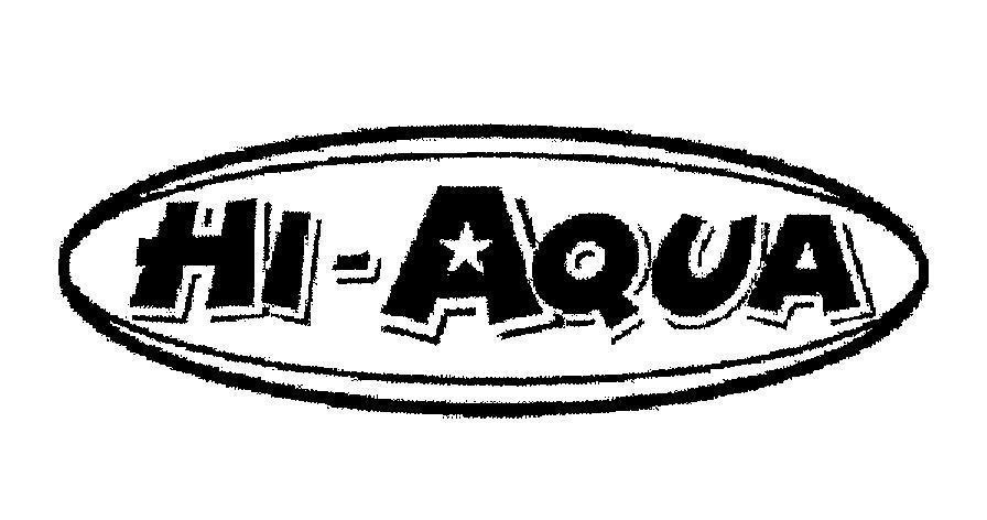 Mẫu nhãn hiệu HI AQUA
