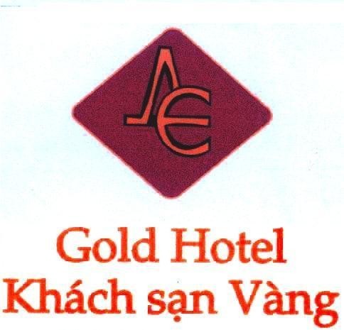 Mẫu nhãn hiệu A E GOLD HOTEL Khách Sạn Vàng