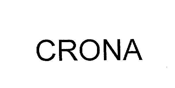 Mẫu nhãn hiệu CRONA