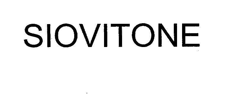 Mẫu nhãn hiệu SIOVITONE
