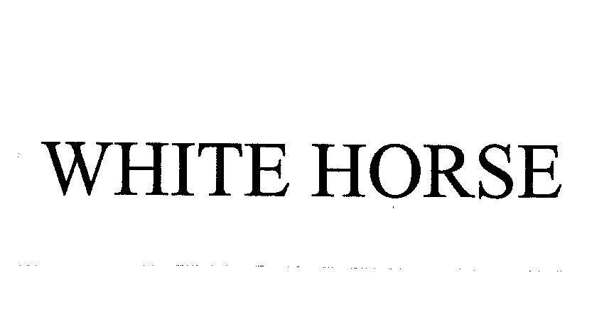 Mẫu nhãn hiệu WHITE HORSE