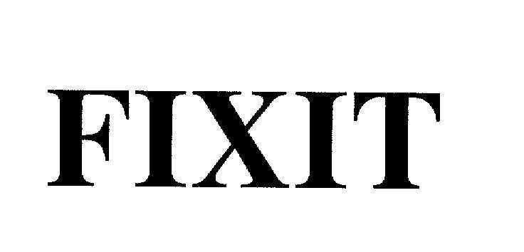 Mẫu nhãn hiệu FIXIT