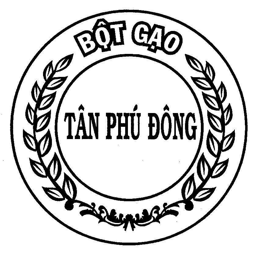Mẫu nhãn hiệu BộT GạO TÂN PHú ĐÔNG