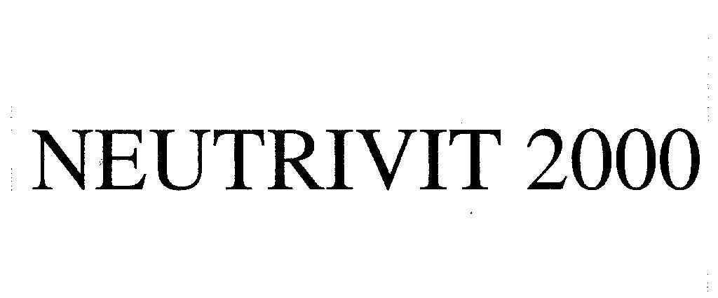 Mẫu nhãn hiệu NEUTRIVIT 2000
