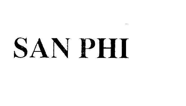 Mẫu nhãn hiệu SAN PHI