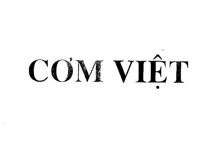 Mẫu nhãn hiệu COM VIET