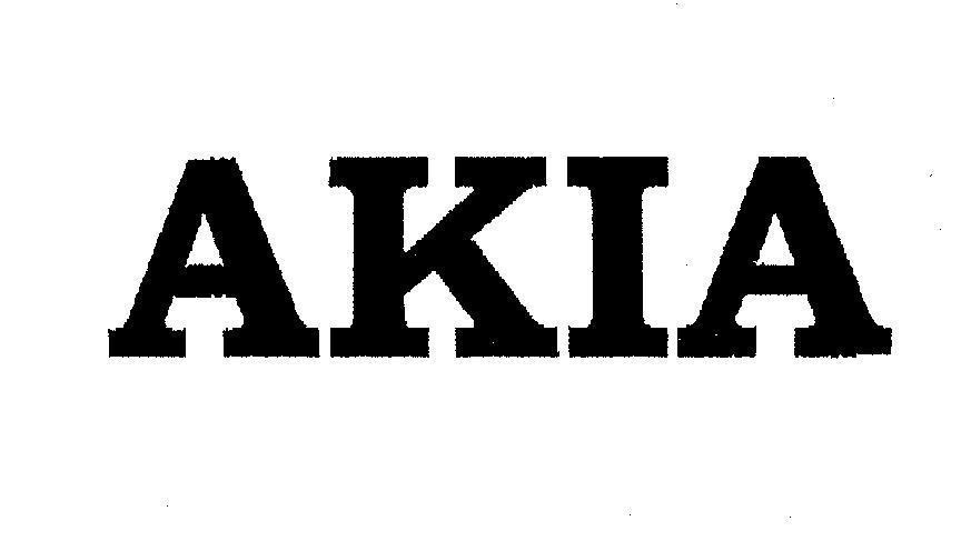 Mẫu nhãn hiệu AKIA