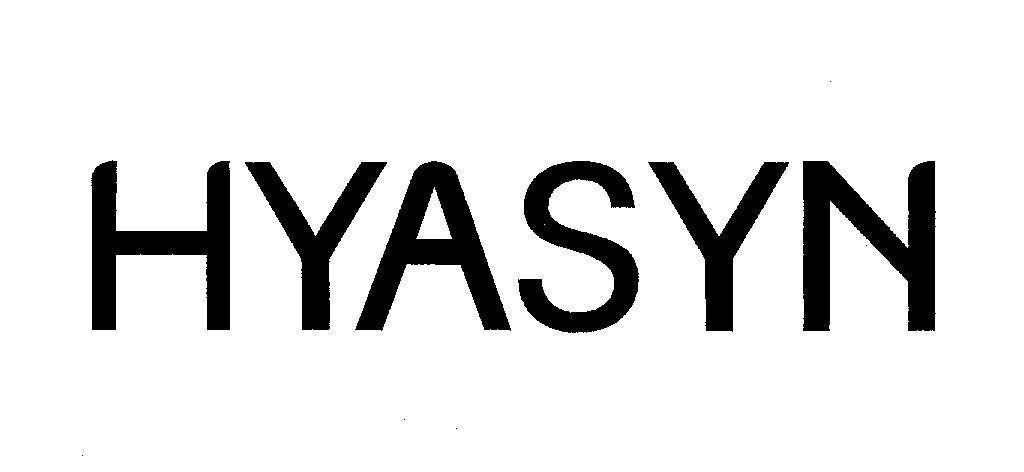 Mẫu nhãn hiệu HYASYN