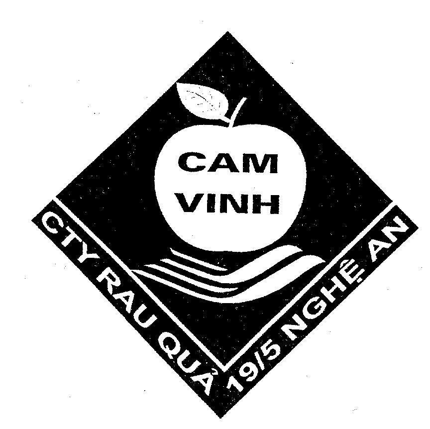 Mẫu nhãn hiệu CAM VINH CTY RAU QủA 19/5 NGHệ AN