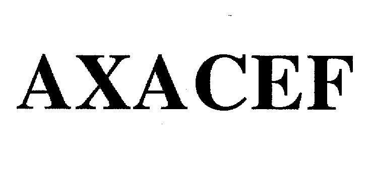 Mẫu nhãn hiệu AXACEF