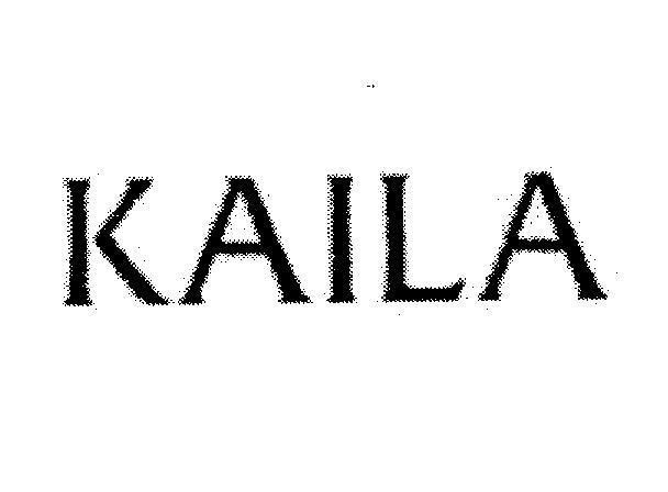 Mẫu nhãn hiệu KAILA