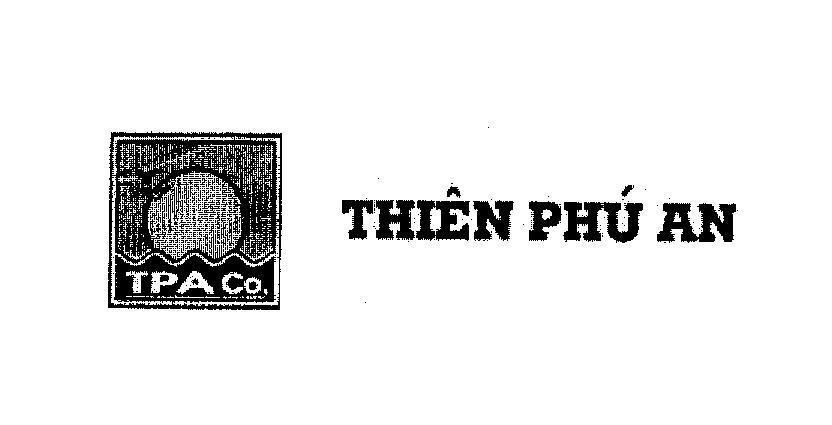 Mẫu nhãn hiệu THIÊN PHú AN TPA CO