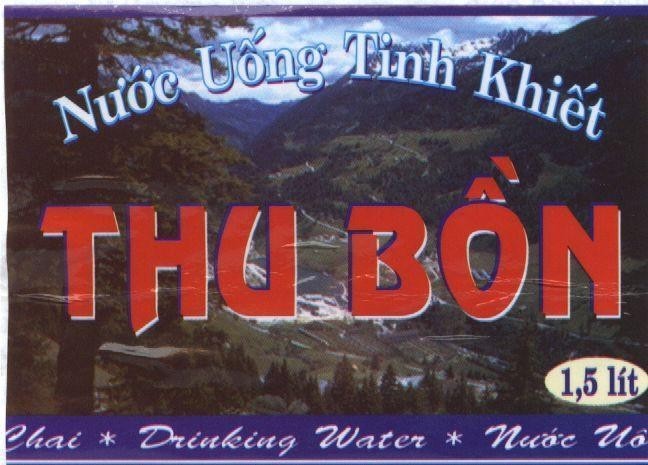 Mẫu nhãn hiệu Nước Uống Tinh Khiết Thu Bồn