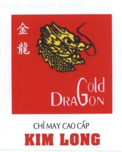 Mẫu nhãn hiệu GOLD DRAGON CHỉ MAY CAO CấP KIM LONG