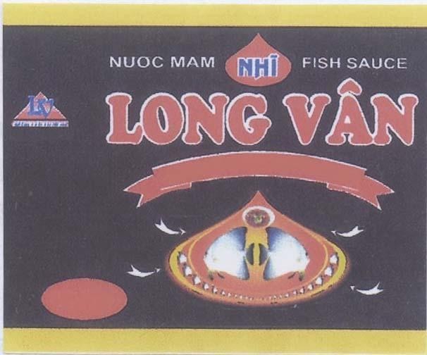 Mẫu nhãn hiệu LONG VÂN NUOC MAM NHI FISH SAUCE LV