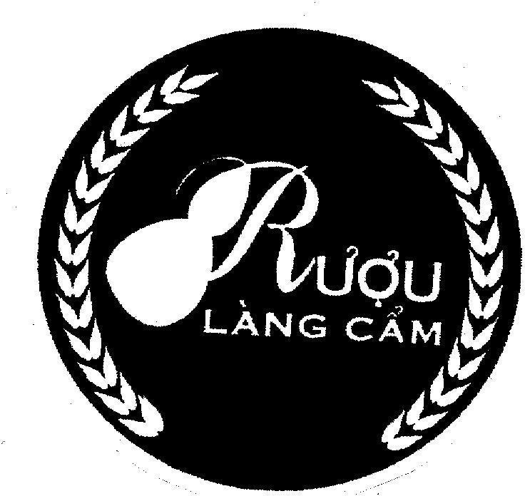 Mẫu nhãn hiệu RUOU LANG CAM