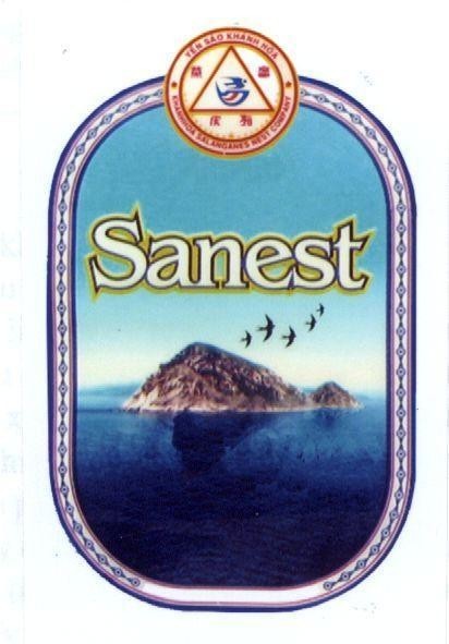 Mẫu nhãn hiệu SANEST yan wo qing he Yến sào Khánh Hoà KHANHHOA SALANGANES NEST COMPANY