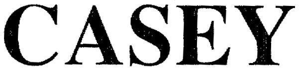Mẫu nhãn hiệu CASEY