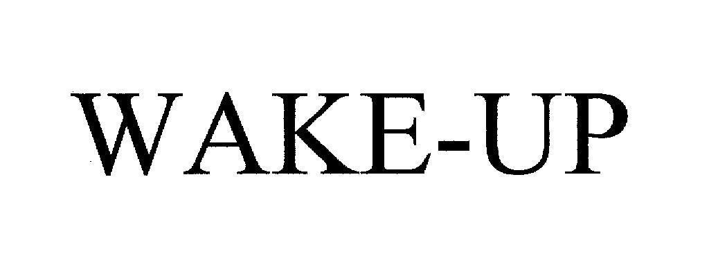 Mẫu nhãn hiệu WAKE-UP