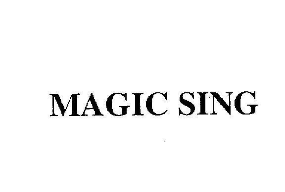 Mẫu nhãn hiệu MAGIC SING