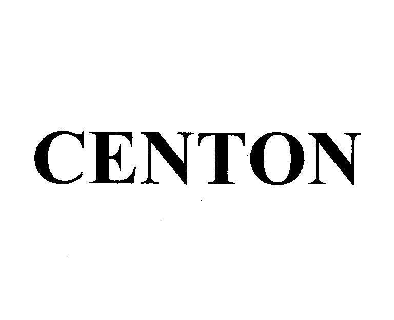 Mẫu nhãn hiệu CENTON