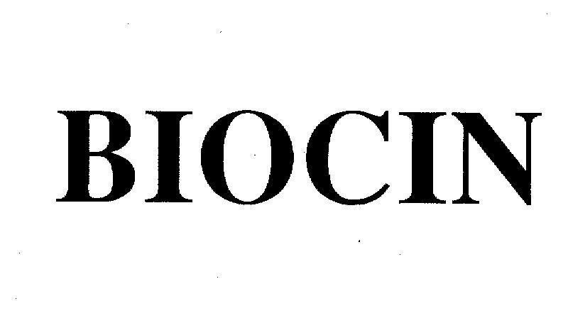 Mẫu nhãn hiệu BIOCIN