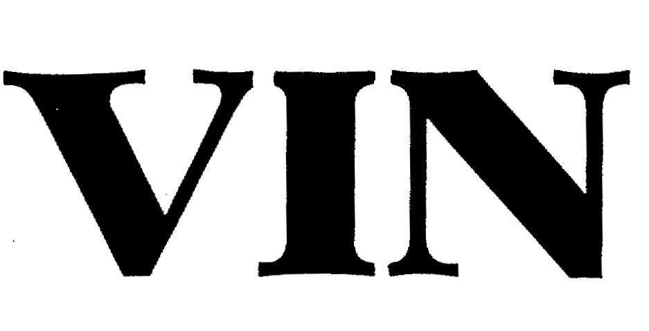 Mẫu nhãn hiệu VIN