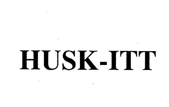 Mẫu nhãn hiệu HUSK-ITT