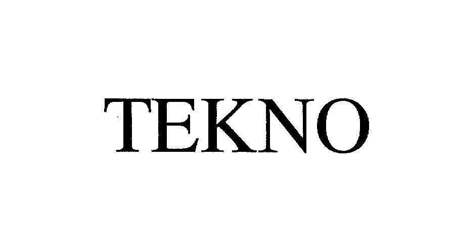 Mẫu nhãn hiệu TEKNO