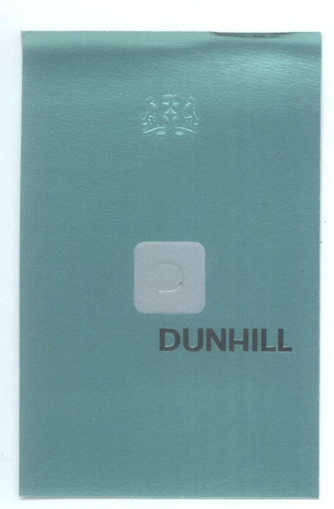 Mẫu nhãn hiệu DUNHILL D