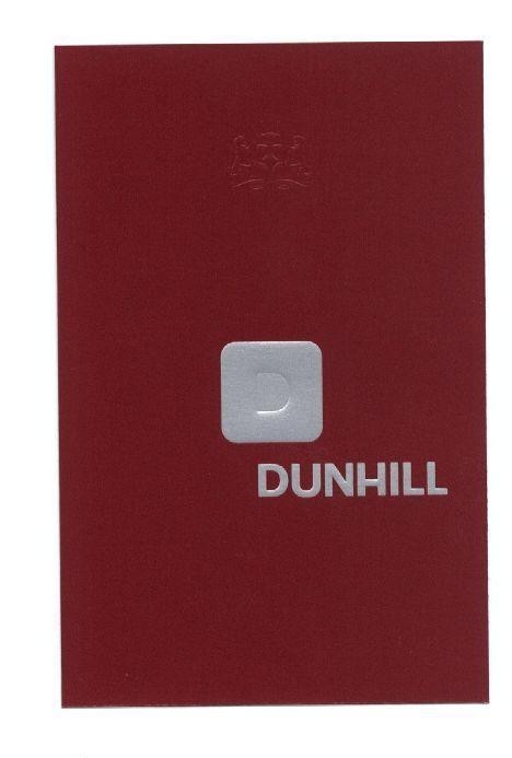Mẫu nhãn hiệu DUNHILL D