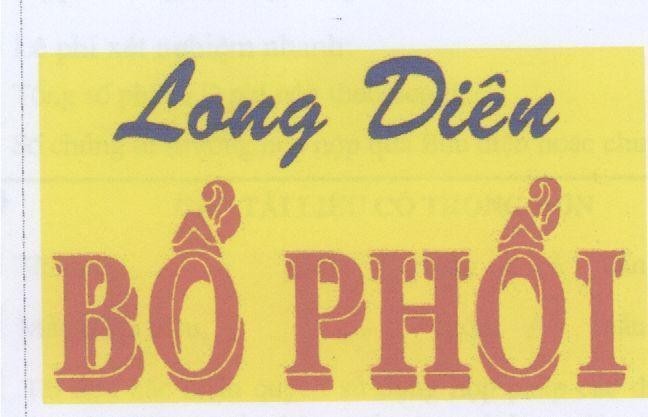 Mẫu nhãn hiệu Long Diên Bổ Phổi